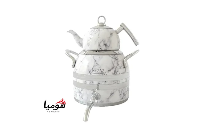 کتری قوری 5 لیتر طرح سنگ 2609 در سه رنگ نزاز