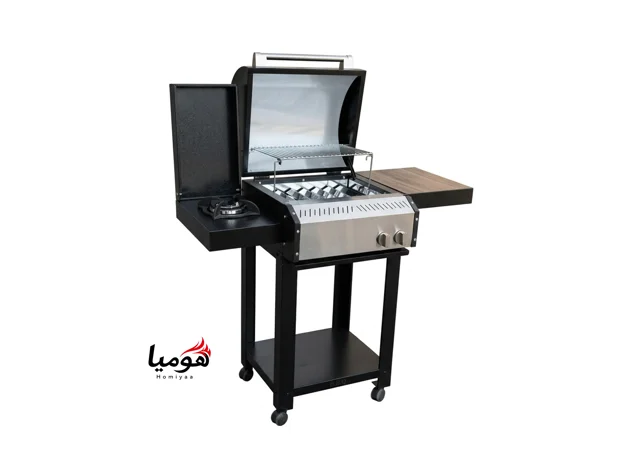 باربیکیو محفظه استیل پلوپزدار 80 سانتی لوله و محفظه استیل