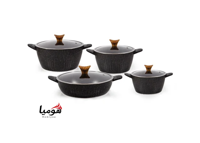سرویس قابلمه 8 پارچه گرانیت کی اس تی مدل 9610