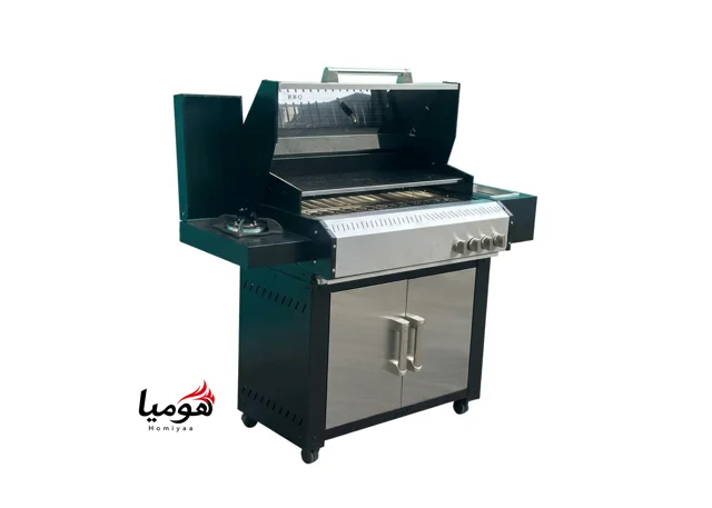 باربیکیو پلوپز سرخکن دار کابینت دار محفظه استیل 150 سانتی لوله و محفظه استیل