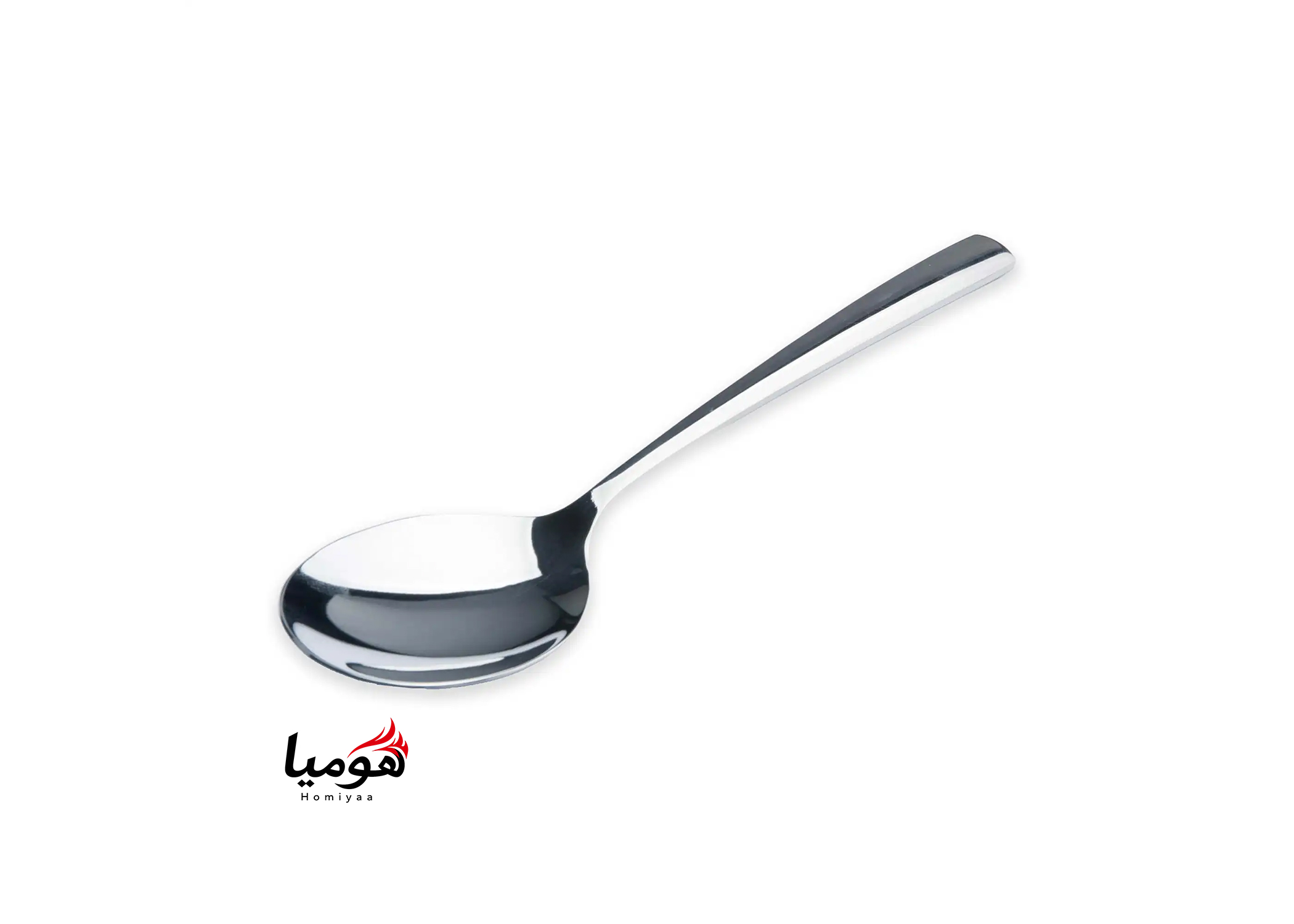 قاشق سرو خورشت استیل فلورانس براق یک عددی ناب استیل