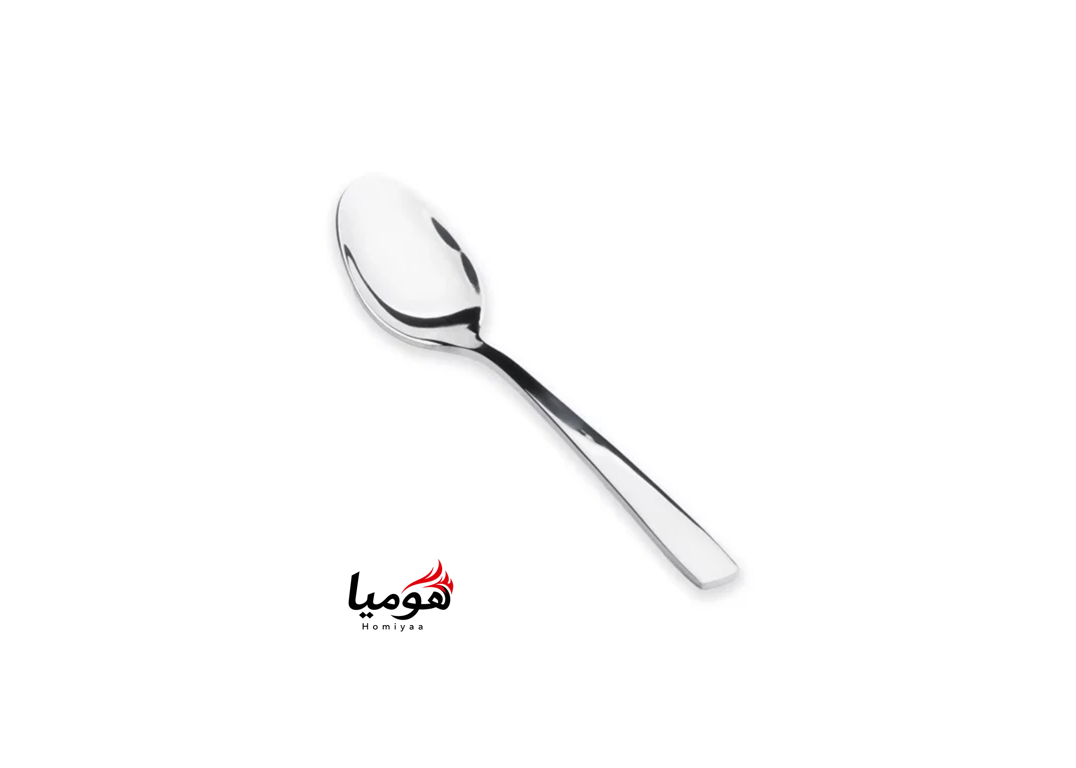 قاشق چای خوری استیل فلورانس براق  یک عددی ناب استیل
