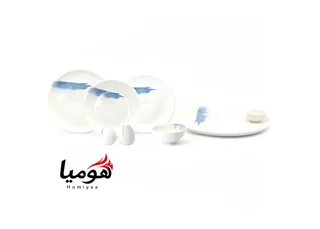سرویس غذاخوری استون ور 30 پارچه سوژیلیت مدل موج آبی هومیا