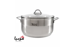 قابلمه نزاز کف چدن دسته استیل سایز 20 هومیا