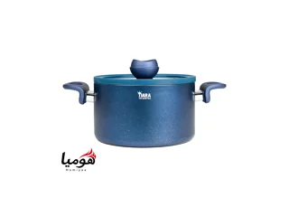 سرویس قابلمه ۵ پارچه گرانیتی تیارا آبی مدل Selin-Blue