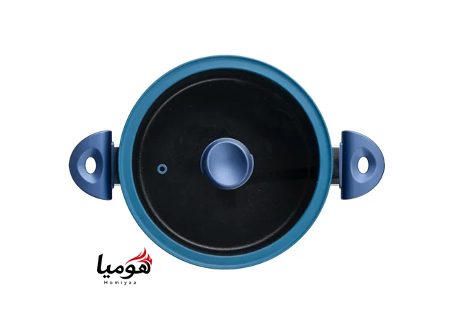 سرویس قابلمه ۵ پارچه گرانیتی تیارا آبی مدل Selin-Blue