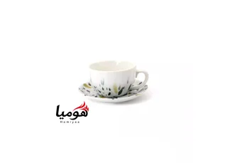 فنجان و نعلبکی کاپوچینو سوژیلیت مدل یونیکو شش عددی هومیا